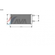 VL6028 AVA Теплообменник, отопление салона