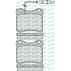 05P1134 LPR Комплект тормозных колодок, дисковый тормоз