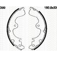 8100 13399 TRIDON Brake shoes