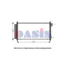 102019N AKS DASIS Конденсатор, кондиционер