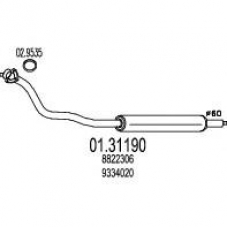 01.31190 MTS Предглушитель выхлопных газов