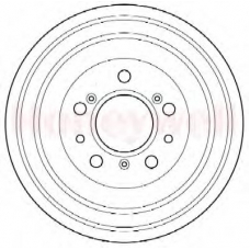 329008B BENDIX Тормозной барабан