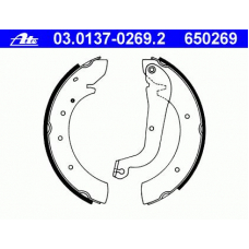 03.0137-0269.2 ATE Комплект тормозных колодок