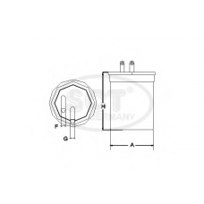 ST 6130 SCT Топливный фильтр