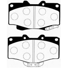 J PA-254AF JAPANPARTS Комплект тормозных колодок, дисковый тормоз