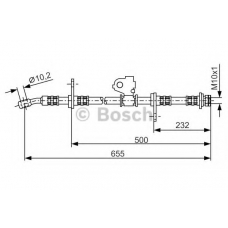 1 987 476 322 BOSCH Тормозной шланг