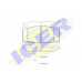 180454-072 ICER Комплект тормозных колодок, дисковый тормоз