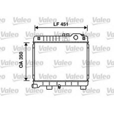 819274 VALEO Радиатор, охлаждение двигателя