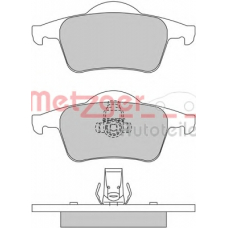 1170011 METZGER Комплект тормозных колодок, дисковый тормоз