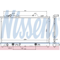 69465 NISSENS Радиатор, охлаждение двигателя