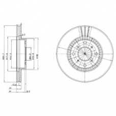 BG2815 DELPHI Тормозной диск