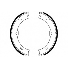 09-0655 E.T.F. Комплект тормозных колодок; комплект тормозных кол