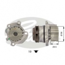 WP0034 GATES Водяной насос