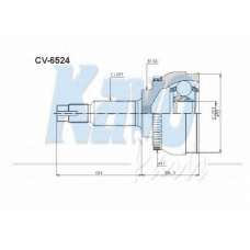 CV-6524 KAVO PARTS Шарнирный комплект, приводной вал