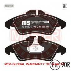13046071962N-SET-MS MASTER-SPORT Комплект тормозных колодок, дисковый тормоз
