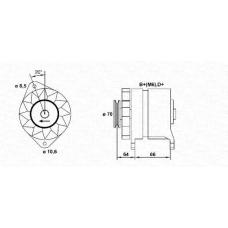 943356146010 MAGNETI MARELLI Генератор