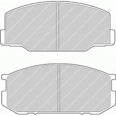 FDB265 FERODO Комплект тормозных колодок, дисковый тормоз