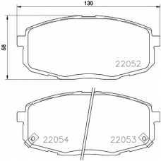 T2403 PAGID Комплект тормозных колодок, дисковый тормоз