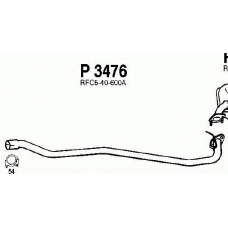 P3476 FENNO Труба выхлопного газа