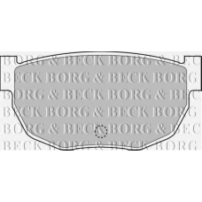 BBP1046 BORG & BECK Комплект тормозных колодок, дисковый тормоз