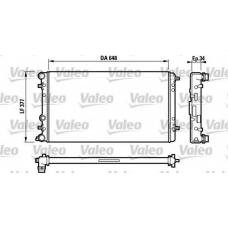 732396 VALEO Радиатор, охлаждение двигателя