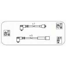 ABS7 JANMOR Комплект проводов зажигания