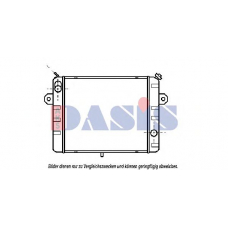 220008N AKS DASIS Радиатор, охлаждение двигателя