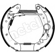 51-0140 METELLI Комплект тормозных колодок