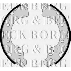BBS6098 BORG & BECK Комплект тормозных колодок