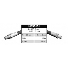 HBS5151 QUINTON HAZELL Тормозной шланг