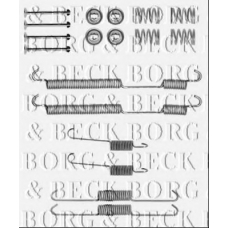 BBK6146 BORG & BECK Комплектующие, колодки дискового тормоза