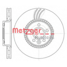 61280.10 METZGER Тормозной диск