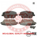 13046028832-SET-MS MASTER-SPORT Комплект тормозных колодок, дисковый тормоз