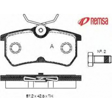 0693.00 METZGER Комплект тормозных колодок, дисковый тормоз
