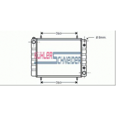 2704601 KUHLER SCHNEIDER Радиатор, охлаждение двигател