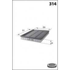 ELP9095 MECAFILTER Воздушный фильтр