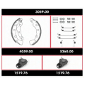 3059.00 WOKING Комплект тормозов, барабанный тормозной механизм