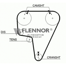 4014 FLENNOR Ремень ГРМ