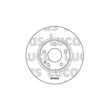 DF2654 TRW Тормозной диск