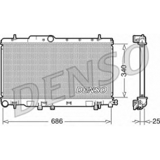 DRM36019 DENSO Радиатор, охлаждение двигателя