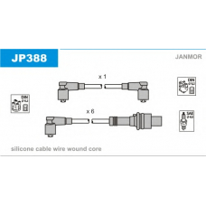 JP388 JANMOR Комплект проводов зажигания