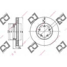 BD2068 DJ PARTS Тормозной диск