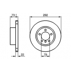 0 986 479 214 BOSCH Тормозной диск