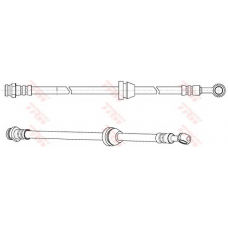 PHD947 TRW Тормозной шланг