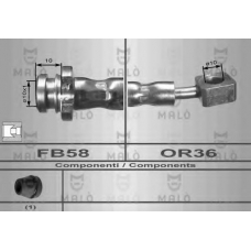 80011 Malo Тормозной шланг