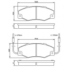 0 986 460 953 BOSCH Комплект тормозных колодок, дисковый тормоз