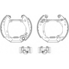 8DB 355 003-661 HELLA PAGID Комплект тормозных колодок