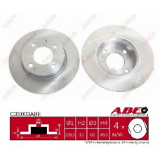 C3S003ABE ABE Тормозной диск
