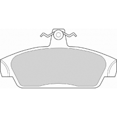 FD6359A NECTO Комплект тормозных колодок, дисковый тормоз