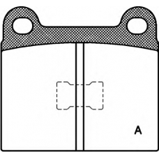 BPA0017.00 OPEN PARTS Комплект тормозных колодок, дисковый тормоз